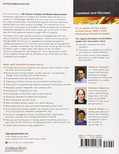 The Practice of System and Network Administration, Second Edition,New