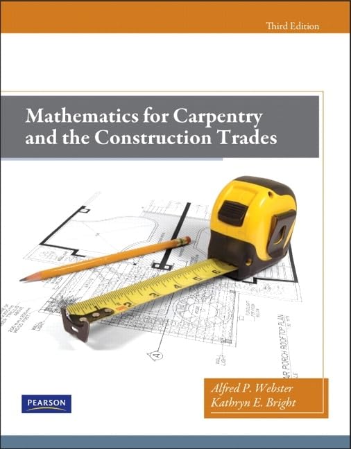 Mathematics for Carpentry and the Construction Trades,Used