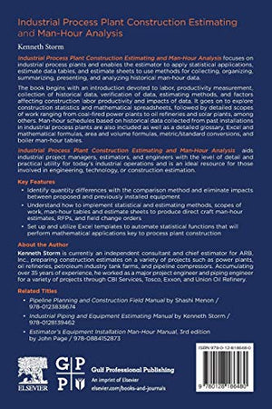 Industrial Process Plant Construction Estimating and ManHour Analysis,Used