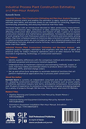 Industrial Process Plant Construction Estimating and ManHour Analysis,Used