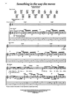 Alfred Music James Taylor Greatest Hits Complete Solos Guitar Tab Edition Model 00-GF0623