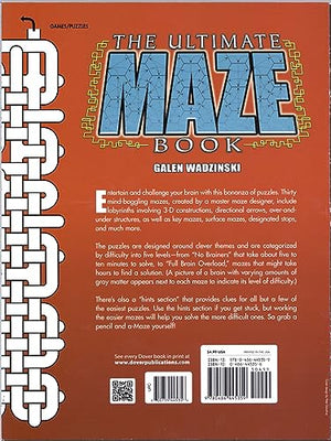 The Ultimate Maze Book (Dover Brain Games & Puzzles),Used