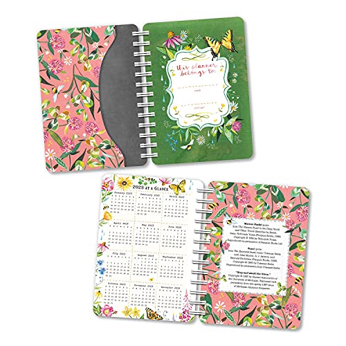 Katie Daisy 2022 Weekly Planner: OntheGo 17Month Calendar with Pocket (Aug 2021  Dec 2022, 5  x 7  closed): Wild Beauty
