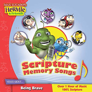 Scripture Memory Songs: Verses About Being Brave (Max Lucado's Hermie & Friends),New