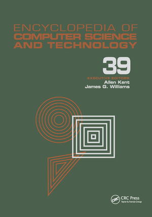 Encyclopedia of Computer Science and Technology: Volume 39  Supplement 24  Entity Identification to Virtual Reality in Driving,Used