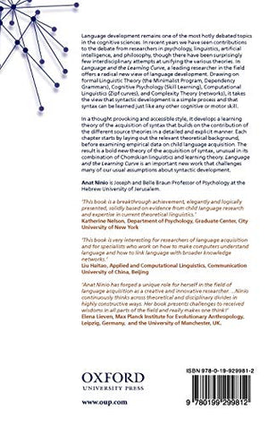 Language and the Learning Curve: A New Theory of Syntactic Development,Used