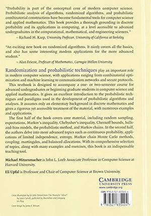 Probability and Computing: Randomized Algorithms and Probabilistic Analysis,Used