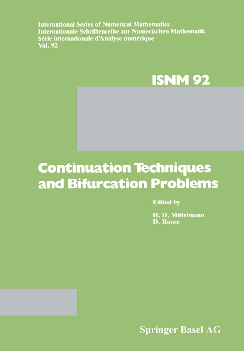 Continuation Techniques and Bifurcation Problems (International Series of Numerical Mathematics, 92),Used