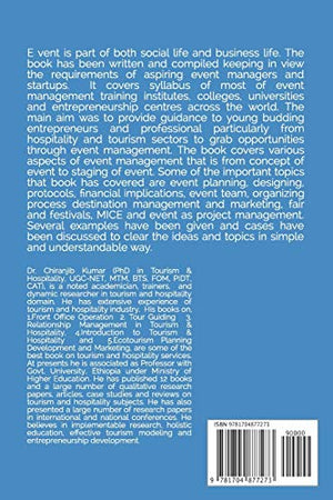 EVENT MANAGEMENT: A Complete Handbook for Tourism and Hospitality Professionals,Used