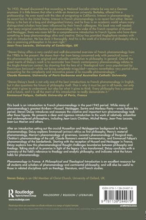 Phenomenology in France: A Philosophical and Theological Introduction,Used