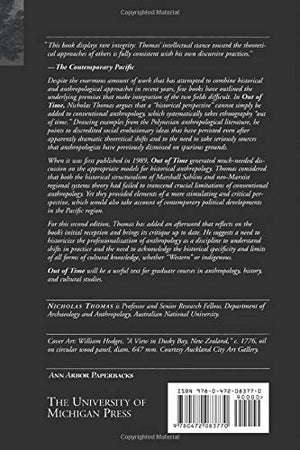 Out of Time: History and Evolution in Anthropological Discourse (Ann Arbor Paperbacks),Used
