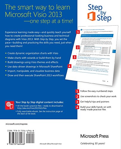 Microsoft Visio 2013 Step By Step,Used