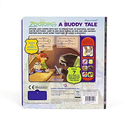 Disney Zootopia  A Buddy Tale Little Sound  Playasound  Pi Kids