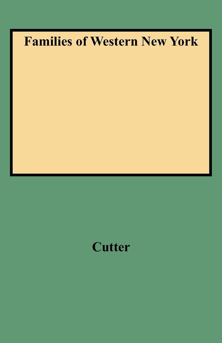 Families Of Western New York,Used