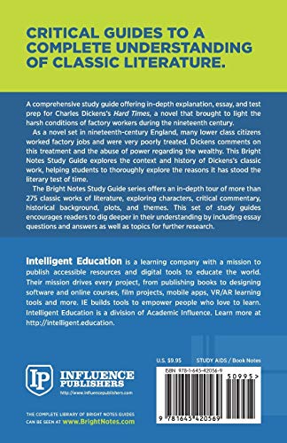 Study Guide to Hard Times by Charles Dickens (Bright Notes),Used