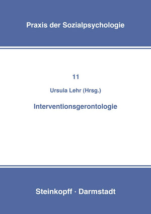 Interventionsgerontologie (Praxis der Sozialpsychologie) (German Edition),Used