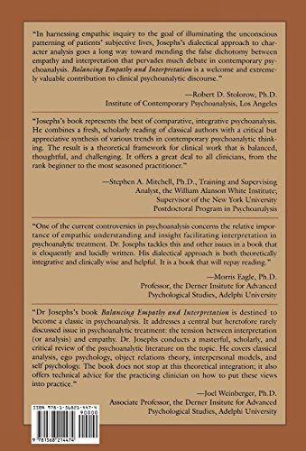 Balancing Empathy and Interpretation: Relational Character Analysis,New