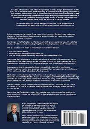 Startup Law And Fundraising For Entrepreneurs And Startup Advisors,New