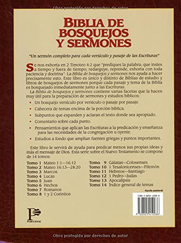 Biblia de bosquejos y sermones: Marcos (Biblia de Bosquejos y Sermones N.T.) (Spanish Edition),Used