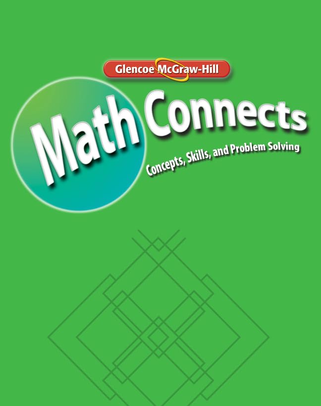 Math Connects: Concepts, Skills, And Problems Solving, Course 3, Noteables: Interactive Study Notebook With Foldables (Math Appl,New