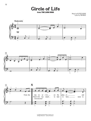 Disney Songs For Kids  Easy Piano Songbook With 20 Songs  Easytoplay Disney Piano Book  Outstanding Sheet Music Book Collec,Used