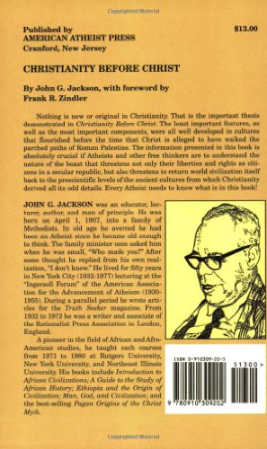 Christianity Before Christ,New