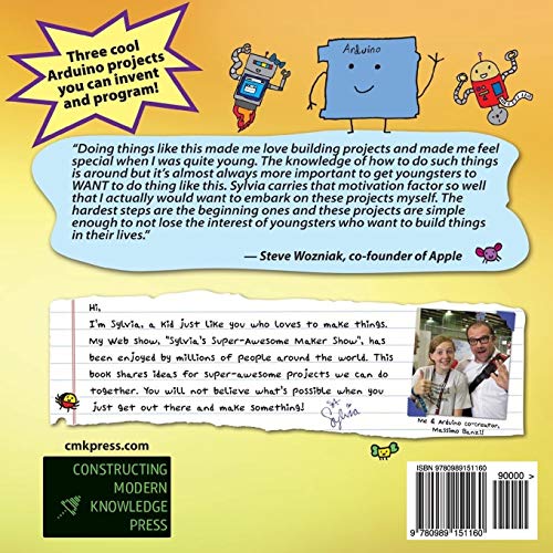 Sylvia's SuperAwesome Project Book: SuperSimple Arduino (Volume 2),Used