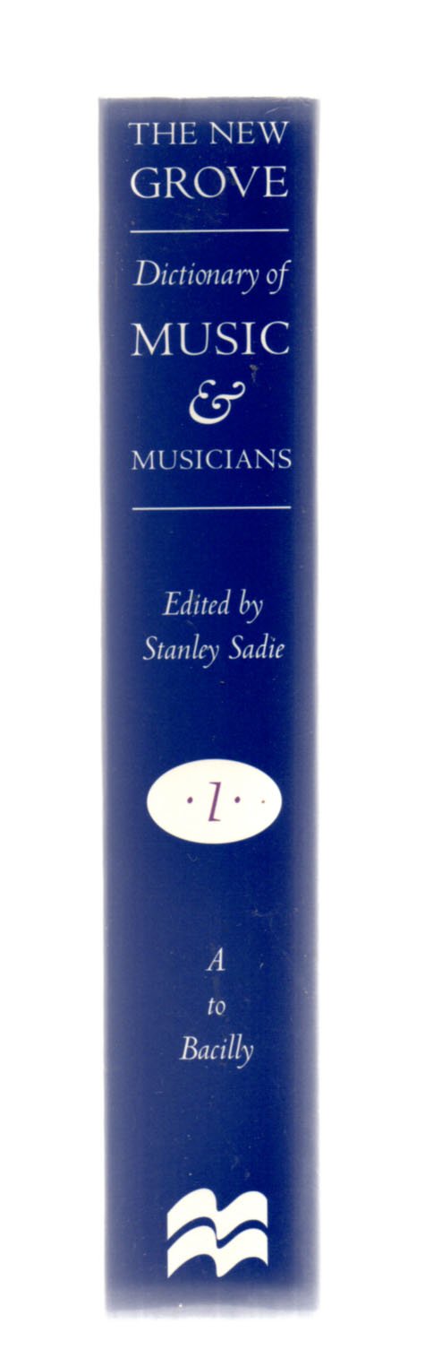 The New Grove Dictionary of Music and Musicians (20 Volume Set),Used