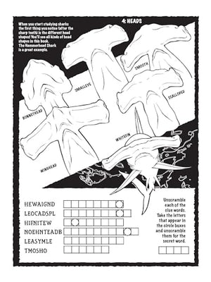 Ultimate Sharkathon Facts and Activity Book (Dover Kids Activity Books: Animals),Used