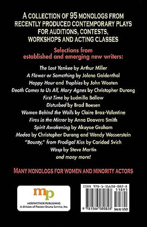 Millennium Monologs: 95 Contemporary Characterizations for Young Actors,Used