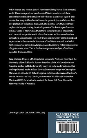 The Faust Legend: From Marlowe and Goethe to Contemporary Drama and Film,Used