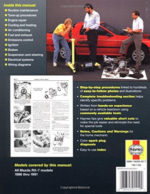 Mazda RX7 models Including Turbo (8691) Haynes Repair Manual (Haynes Repair Manuals),New