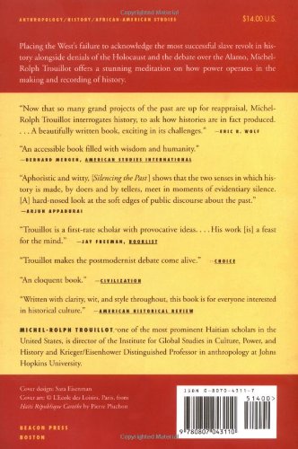 Silencing the Past: Power and the Production of History,Used