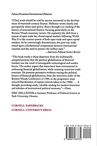 States and the Reemergence of Global Finance: From Bretton Woods to the 1990s,Used