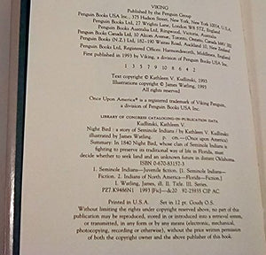 Night Bird: A Story Of The Seminole Indians (Once Upon America),Used