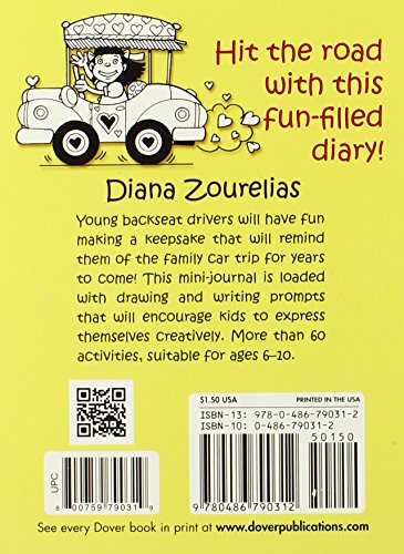 My Car Trip MiniJournal (Dover Little Activity Books),Used