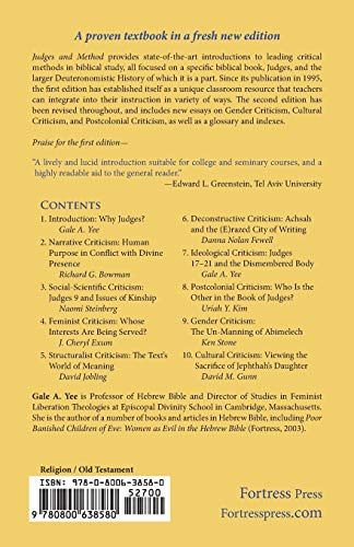 Judges and Method: New Approaches in Biblical Studies, Second Edition,Used