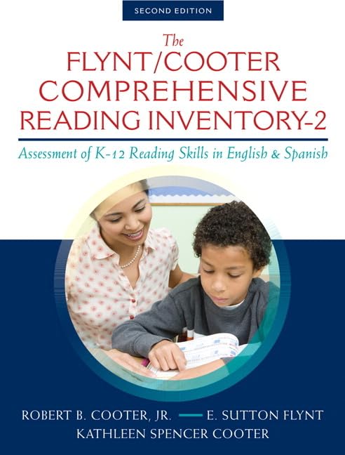 Flynt/Cooter Comprehensive Reading Inventory, The: Assessment Of K12 Reading Skills In English & Spanish,Used