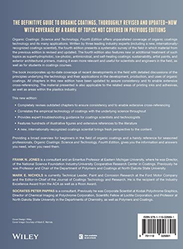 Organic Coatings: Science and Technology,Used
