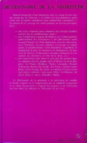 Dictionnaire de la ngritude,Used