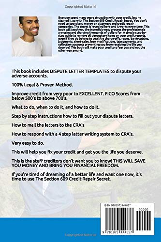 The Easy Section 609 Credit Repair Secret: Remove All Negative Accounts In 30 Days Using A Federal Law Loophole That Works Every,Used