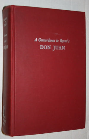 Concordance to Byron's Don Juan,Used