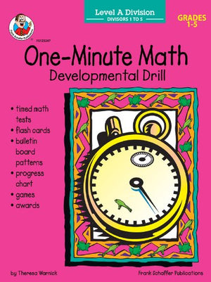Division: Divisors Level A, Grades 1  5 (Oneminute Math Drills),New