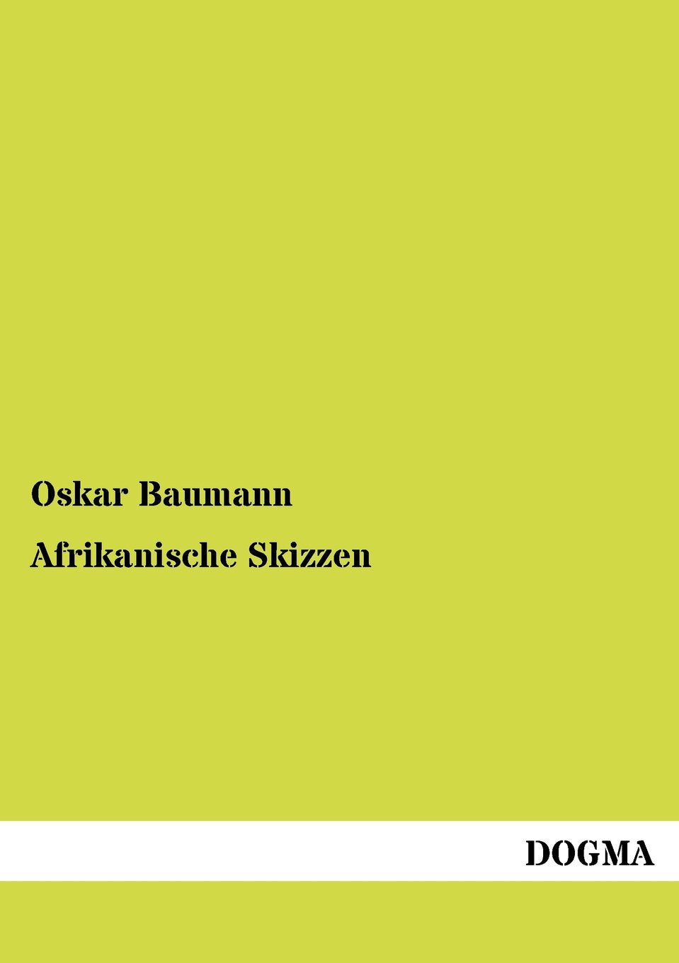 Afrikanische Skizzen (German Edition),Used