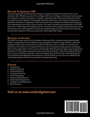 LSAT Logic Games by Type, Volume 2: All 80 Analytical Reasoning Problem Sets from PrepTests 2140, Grouped by Type and Arranged ,New