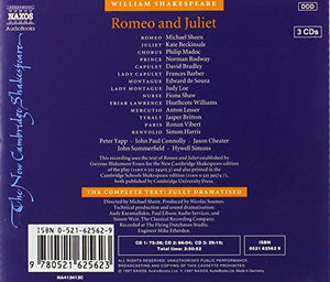 Romeo and Juliet 3 Audio CD Set (New Cambridge Shakespeare Audio),Used