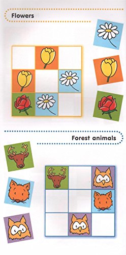 Picture Sudoku with stickers  Think, Find & Stick,Used