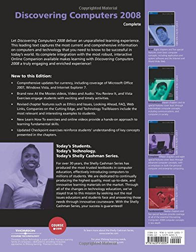 Discovering Computers 2008: Complete (Available Titles Skills Assessment Manager (SAM)  Office 2007),Used