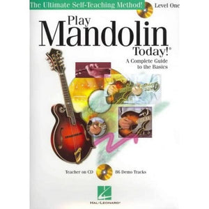 Play Mandolin Today! Beginner's Pack: Level 1 Book/CD/DVD Pack (Ultimate SelfTeaching Method!),New