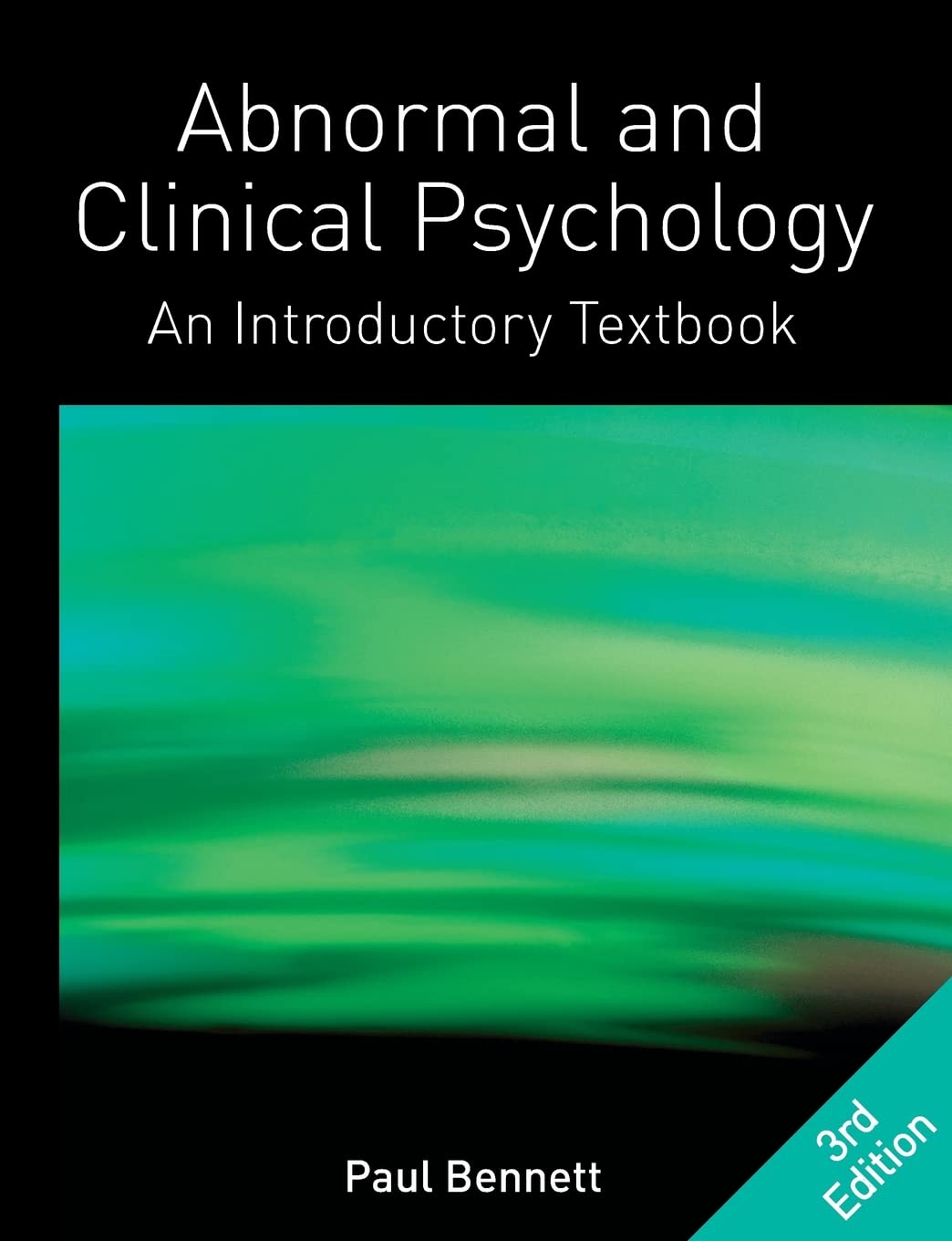 Abnormal and Clinical Psychology: An Introductory Textbook,New